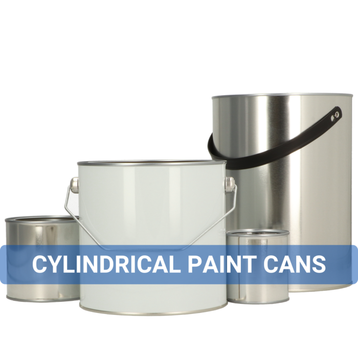 Cylindrical paint cans