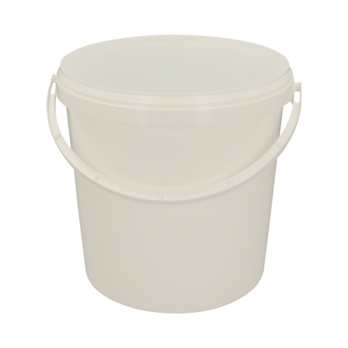Product Image 1: 10,7 ltr kunststof emmer incl. deksel - pak 10 stuks
