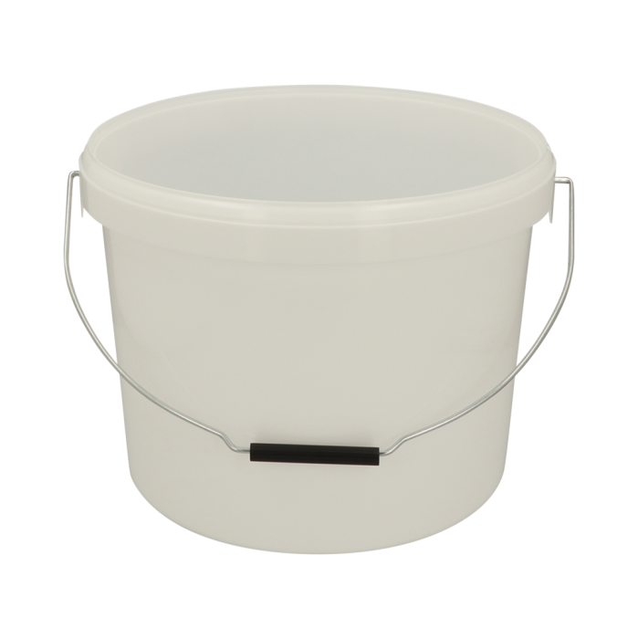 Product Image 1: 16 L Kunststoffeimer weiß mit Deckel - Packung à 10 Stück